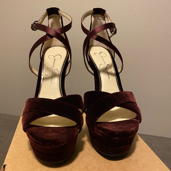 Jessica Simpson Roxelle Heels/Platform Sandals 7.5 - Picture 3 of 4